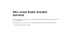 Desktop Screenshot of mueller-radsport.de